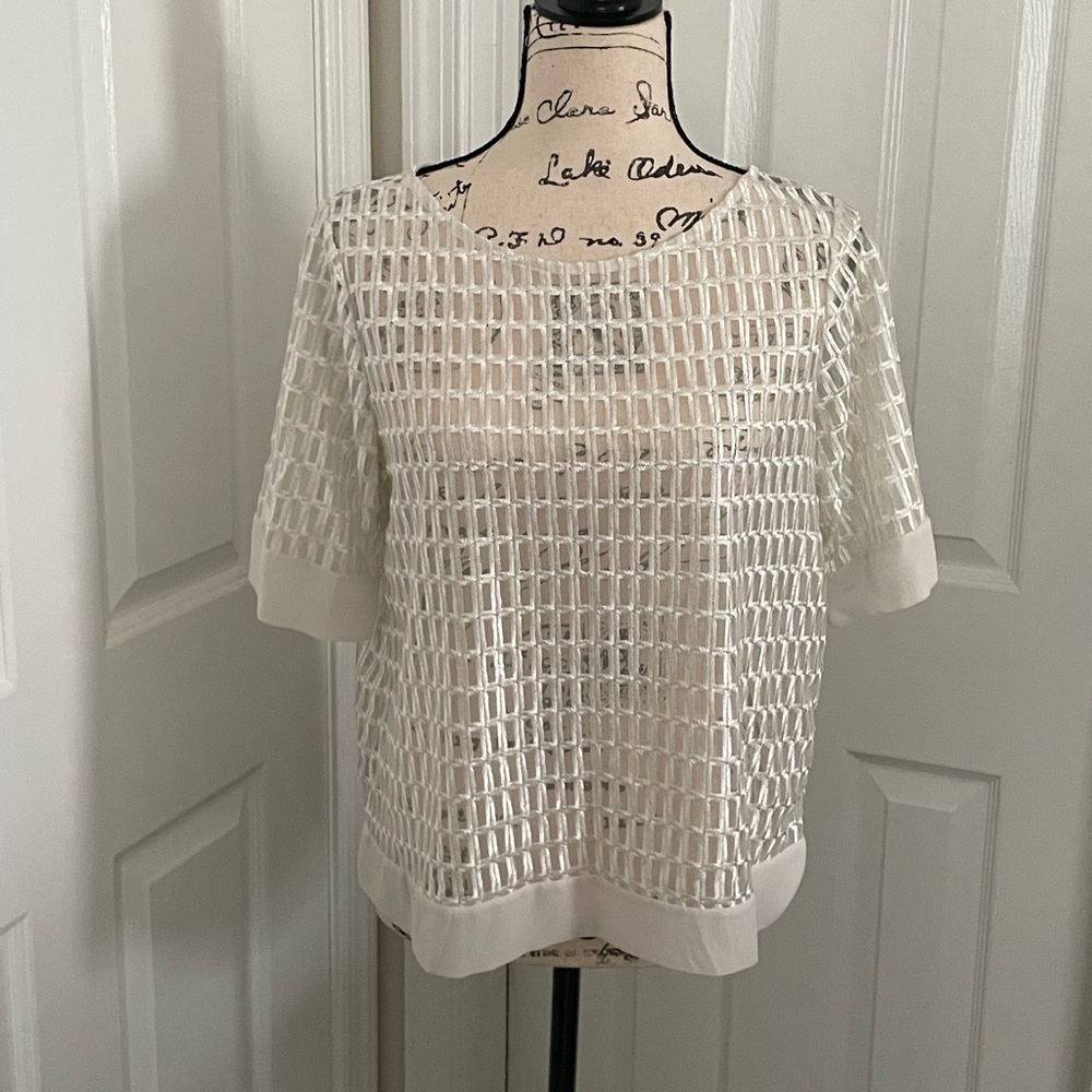 Pretty white blouse.